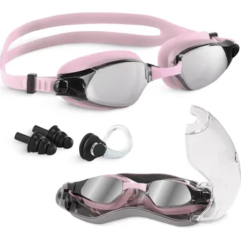Vodní sport TSUNAMI Plavecké brýle s úpravou Anti-Fog TSUNAMI RŮŽOVÁ