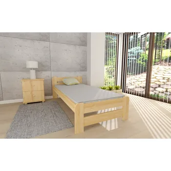 Postel Postel masiv Union 180 x 200 cm + matrace Diana 10 cm + rošt ZDARMA