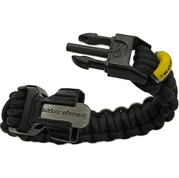 Náplň do psacích potřeb Kodiak Paracord Survival Braid By Outdoor Element Black L