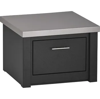 Zahradní gril Skříňka pod keramický gril Grandpro EXCLUSIVE Kamado 1 se zásuvkou Graphite - rozšiřující segment pro umístění oblíbeného keramického grilu