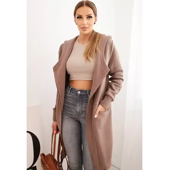 Pláštěnka Zateplená pláštěnka s kapucí mocca Kesi hnědá 3089770