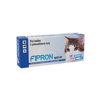 Antiparazitikum pro psa Fipron 50mg Spot-On Cat sol 3x0,5ml