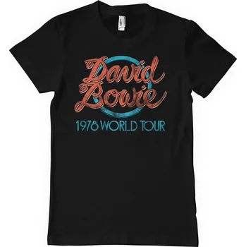 David Bowie 1978 World Tour Black 2XL Tričko