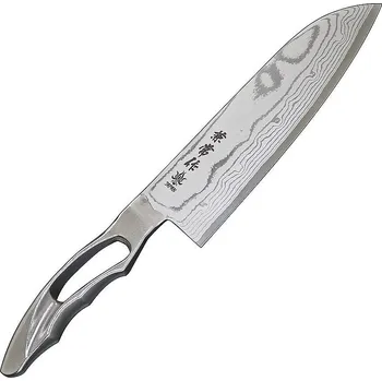 Pracovní nůž Kanetsune Seki Damscus Santoku 170 mm Sannoike Serie