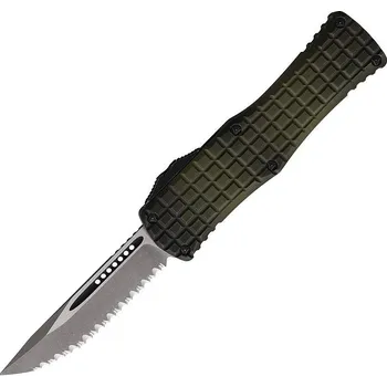 Pracovní nůž Microtech Hera S/E Frag Grenade Green Signature Series Serrated