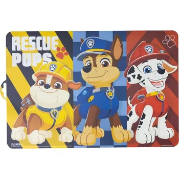 prostírání STOR Plastová podložka Paw Patrol Rescue Pups 43×28 cm