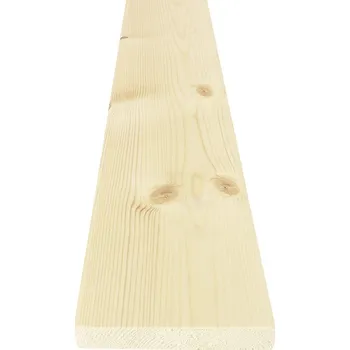 Stavební materiál Hoblovaná prkna (plotová) 18 x 95 x 4200 mm Severský smrk AB (6ks) - zaoblené hrany