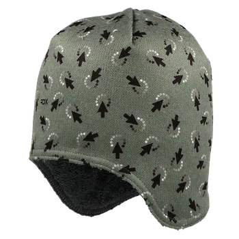 Kojenecká čepice RDX Chlapecká čepice na uši Šipky Zelená Vel. 7