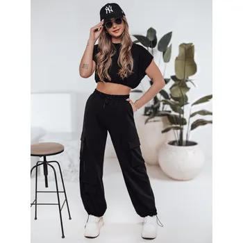 Komplet dámský CHICBASE černý DStreet černá | bílá 3239687