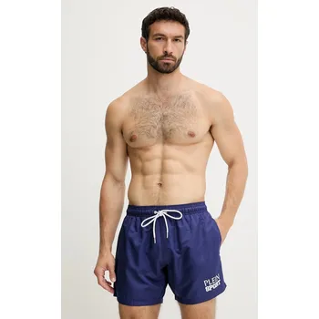Plavkové šortky PLEIN SPORT tmavomodrá barva, PS25MBM10 59X, vel. L