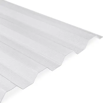 Průsvitná krytina Trapéz polykarbonátová deska Palram - čirá 5000 mm 5000 x 1060 x 0,9 mm, cena za 5,3 m2 (1 deska)