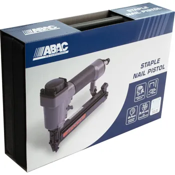 Sponkovačka ABAC Sada sponkovačky/hřebíkovačky ATK-S sponkovačka/hřebíkovač, sponky, hřebíky, ochranné brýle, mazací olej