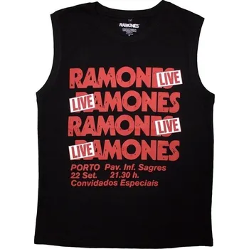 Pánské tričko Ramones Tričko Concert Unisex Black XL