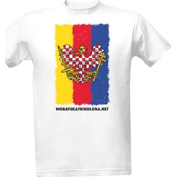 Tričko s potiskem Moravské barvy pánské