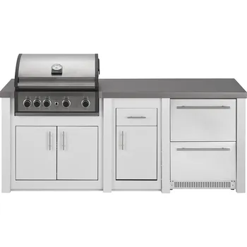 Zahradní gril Luxusní venkovní kuchyně Grandpro EXCLUSIVE Pro Elite 2 White