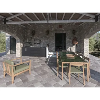 Zahradní gril Venkovní kuchyně Fontana ELYSIA LINEARE