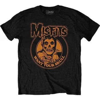 Misfits Want Your Skull Black M Tričko