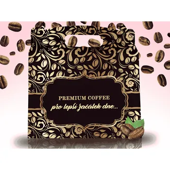 Dárkový potravinový koš LIPOO - DÁRKOVÝ BOX PRO ŽENY - PREMIUM COFFEE
