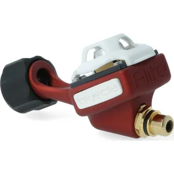 Tetovací strojek Inkjecta - Flite Nano Elite - Bordó s bilým krytem