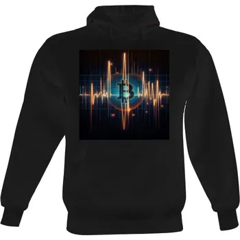 Pánská mikina Pánská mikina s kapucí s potiskem BTC Graf - Adrenalin Volatility pánské