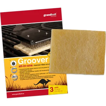 Čistící polštářky GrandHall na grilovací rošt (3 ks)