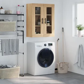 Příborník do zásuvky zahrada-XL Nástěnná skříňka dub sonoma 69,5 x 34 x 90 cm 828503