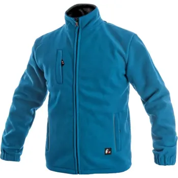 pracovní bunda CANIS Pánská fleecová bunda CXS OTAWA, středně modrá, Barva kráľovsky modrá, Velikost XXL