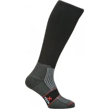 Pánské ponožky X TECH Funkční ponožky calze WARRIOR XT13, černé, XTECH, Barva čierna, Velikost 39-42