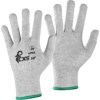 Pracovní rukavice CANIS Antistatické ESD rukavice CXS LIPEZ, Velikost rukavic 9"