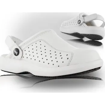 Pracovní obuv VM IMPORT Dámské sandály LINZ OB, bílé, Barva biela, Velikost 41