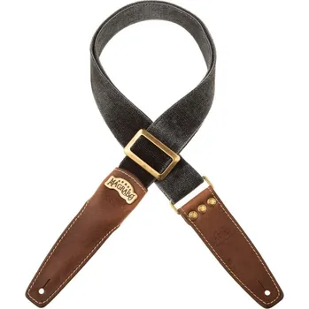 Magrabò Stripe SS Cotton Washed Black 5 cm, Washed Mogano + prodloužená záruka 3 roky