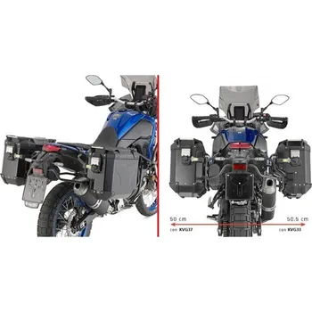 Nosič na motocykl a skútr KAPPA 2025/05 boční nosič kufru MONOKEY CAM SIDE YAMAHA TENERE 700 19-24 ,WORLD RAID 22-25- pod kufry KVG KVOYAGER ALU - pravý KVGS33 WCIĘTY (KAPPA 2025/05 boční nosič kufru MONOKEY CAM SIDE YAMAHA TENERE 700 19-24 ,WORLD RAID 22-25- pod kufry KVG KVOYAGE
