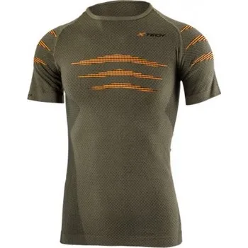 X TECH Funkční triko MAGLIA SPIRIT, -5/+25°C, zelené, krátký rukáv, XTECH, Barva zelená, Velikost S/M