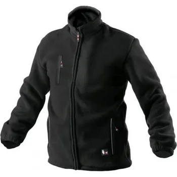 CANIS Pánská fleecová bunda OTTAWA, černá, Barva čierna, Velikost XS