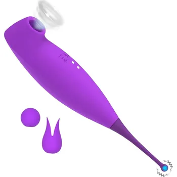 Vibrátor BASIC X Datel podtlakový stimulátor klitorisu fialový