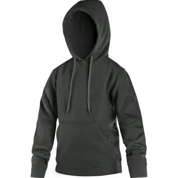 Chlapecká mikina CANIS Dětská mikina ARYN s kapucí, černá, Barva čierna, Velikost 140-146 cm