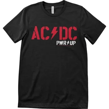 Pánské tričko AC/DC Tričko PWR-UP Mens Black S