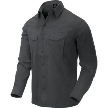 Pánská košile HELIKON-TEX Košile DEFENDER Mk2 GENTLEMAN černý melír, Helikon-Tex, Barva tmavý melír, Velikost 3XL