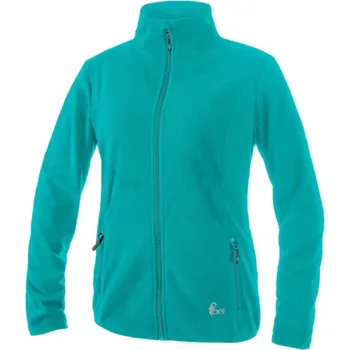 Dámská mikina CANIS Dámská fleecová mikina CXS GRANBY LADY, tyrkysově zelená, Barva Tyrkysovo zelená, Velikost XXL