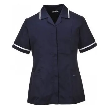 Dámská tunika PORTWEST Dámská tunika CLASSIC, tmavě modrá-bílá, Barva tmavomodrá, námorná, Velikost 3XL