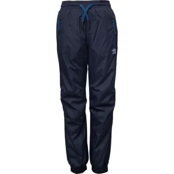 Chlapecké kalhoty Dětské šusťákové kalhoty Umbro VAREN 140/146 Černá, Bílá