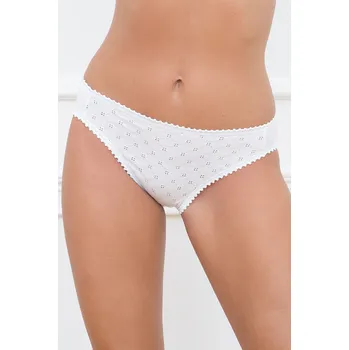 Kalhotky Dámské kalhotky Italian Fashion Gina midi Barva: Bílá, Velikost: M