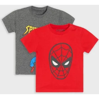 Chlapecké tričko Sinsay - Trička s potiskem, balení 2 ks Spider-Man - červená - 507EJ-33X - 507EJ-33X-98