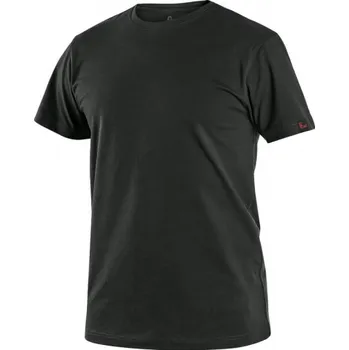 CANIS Triko CXS NOLAN s krátkým rukávem, černé, Barva čierna, Velikost 4XL