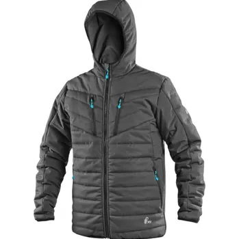 CANIS Pánská zimní bunda CXS 4ENVI PORTLAND, tmavě šedá, Barva tmavo sivá, Velikost M