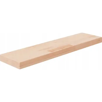 police Dřevěná police 20 x 4 cm – odstíny hnědé