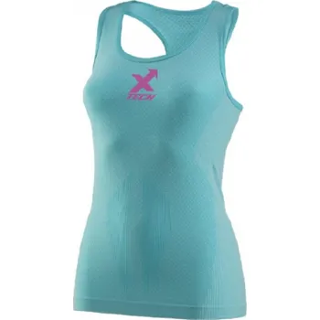 X TECH Funkční dámské tílko + 15 / + 40 ° C, CANOTTA XT301, světle modré, XTECH, Barva azurová, Velikost XXS/XS