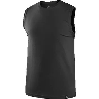 Pánské tílko CANIS Pánské tílko CXS RICHARD, černé, Barva čierna, Velikost L