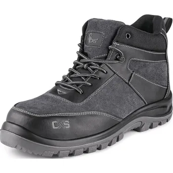 Pracovní obuv CANIS Kotníčková obuv PROFIT WIN O1, černá, Barva čierno-sivá, Velikost 39