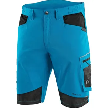 pracovní kraťasy CANIS Pánské kraťasy CXS SOLIS FLEX, modro-černé, Barva modro-čierna, Velikost 58